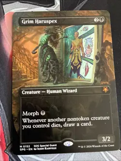Grim Haruspex Borderless Special Guests MTG SPG Mythic 0152 Magic Regular NM - Image 1