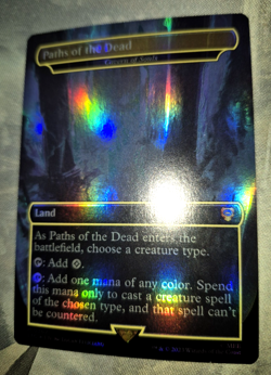 Paths of the Dead (Cavern of Souls) MTG Foil NM/Pack Fresh Lord of the Rings #1 - Image 2