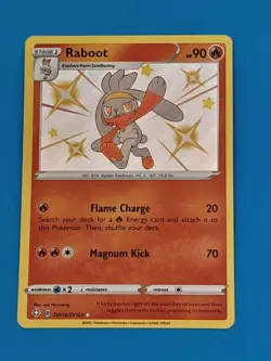Raboot SV016/SV122 (Baby Shiny) Shining Fates Shiny Vault Pokemon TCG Holo | LP - Image 1