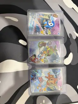 Pokemon TCG Piplup Turtwig Chimchar Holo 3-Card Lot English Card Stock 20 19 18 - Image 1