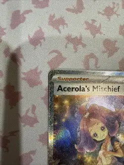 Acerola’s Mischief SIR #183/132 Mega Evolution Secret Rare pokemon TGC - Image 2