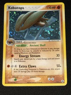 Pokemon Kabutops Legend Maker 7/92 Holo Rare 2006 LP SWIRL - Image 1