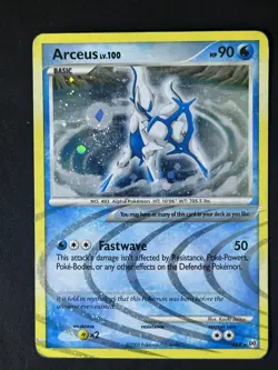 Arceus Lv.100 - AR4 - Holo Rare - Pokemon TCG - Platinum Arceus 2009 swirl 🌀 - Image 3