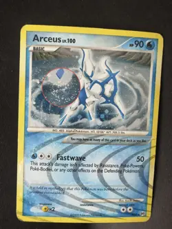 Arceus Lv.100 - AR4 - Holo Rare - Pokemon TCG - Platinum Arceus 2009 swirl 🌀 - Image 4