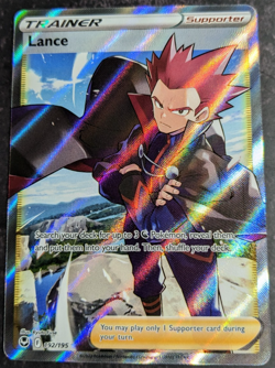Pokemon TCG — Lance Full Art 192/195 — Silver Tempest ⭐ (NM) - Image 2