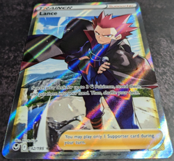 Pokemon TCG — Lance Full Art 192/195 — Silver Tempest ⭐ (NM) - Image 4