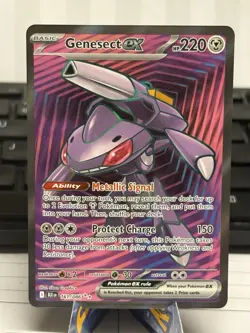 Genesect ex 161/086 Holo Ultra Rare Black Bolt Pokemon Near Mint - Image 1