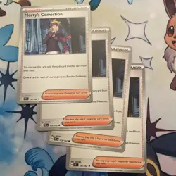 4x Morty's Conviction 155/162 x4- Temporal Forces - Pokemon TCG - Playset - Image 1