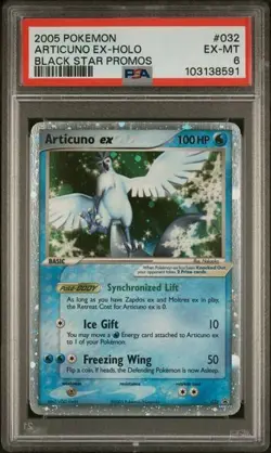 Articuno Ex Black Star Promo #032 2005 Pokemon TCG - PSA 6 - Image 1