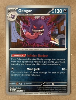 Gengar Reverse Holo Perfect Order Rare 050/088 Pokemon TCG - Image 2