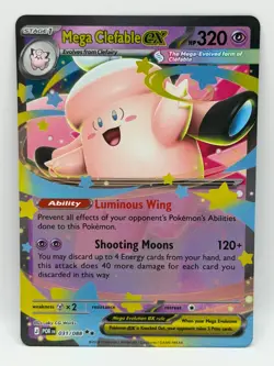 Mega Clefable ex 031/088 Perfect Order NM Double Rare Holo Pokemon TCG - Image 1