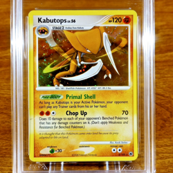Pokemon Diamond & Pearl Majestic Dawn Kabutops 6/100 AGS EX+ 5.5 Holo Rare 2008 - Image 2