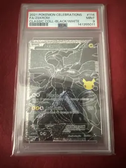 Pokemon Celebrations Zekrom 114/114 Classic Collection PSA Mint 9 English - Image 1