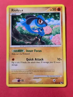 2008 Pokemon Organized Play Series 8 #16 Riolu, C, NF/H, cd7 - Image 1