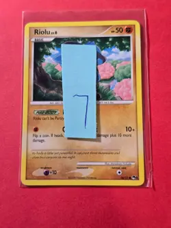 2008 Pokemon Organized Play Series 8 #16 Riolu, C, NF/H, cd7 - Image 3