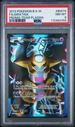 2013 POKEMON BLACK STAR PROMO GIRATINA #BW74 FULL ART PSA 8 NM #112482456 - Image 1