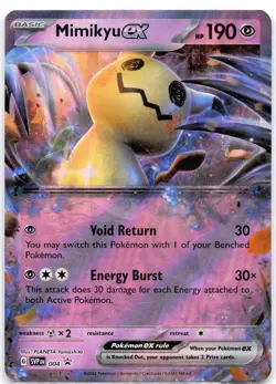 Mimikyu ex 004 Holo Scarlet & Violet Promo LP - Image 1