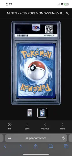 PSA 9 N’s Zorua 189 Pokemon Center Stamped Promo 2025 Journey Together Mint! - Image 2
