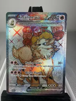 Pokemon TCG Arcanine ex 224/198 SV01: Scarlet & Violet Base Set Full Art NM - Image 1
