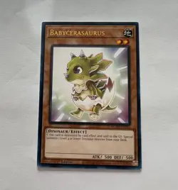Yugioh Babycerasarus MGED-EN056 Rare 1st Edition NM - Image 1
