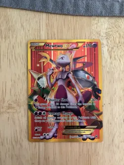 Pokemon Mewtwo EX Full Art Secret Rare Holo BREAKthrough 164/162 Psychic 170 HP - Image 1