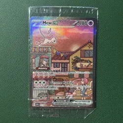 Mew ex SVP 053 Pokemon TCG Scarlet Violet 151 Black Star Promo Full Art SEALED - Image 1