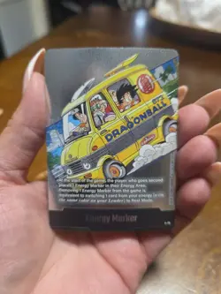Energy Maker E-75 Borderless Manga Booster 02 Foil Dragon Ball Fusion World Card - Image 1