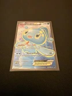 Pokemon TCG Manaphy EX XY Breakpoint Holo Full Art Ultra Rare Card 116/122 - Image 1