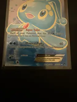 Pokemon TCG Manaphy EX XY Breakpoint Holo Full Art Ultra Rare Card 116/122 - Image 3