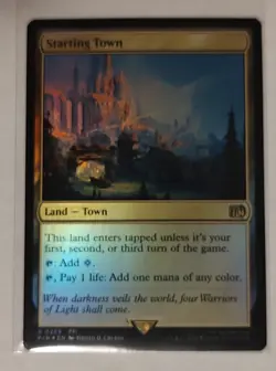 Starting Town Land Magic the Gathering Card Final Fantasy MTG Foil - Image 1