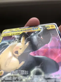 Pikachu And Zekrom GX Pokemon Card. tag team - Image 5