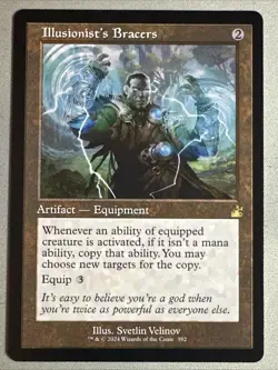 MTG / Illusionist's Bracers / RVR / #392 / Regular (Retro Frame) / Rare / NM - Image 1