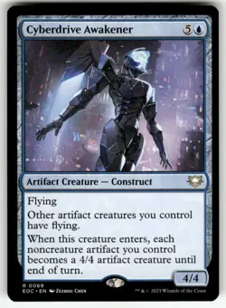 CYBERDRIVE AWAKENER #69 MTG COMMANDER: EDGE OF ETERNITIES RARE - Image 1