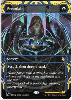 Preordain 21 Secrets of Strixhaven: Mystical Archive Magic the Gathering - Image 1