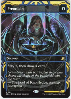 Preordain 21 Secrets of Strixhaven: Mystical Archive Magic the Gathering - Image 1