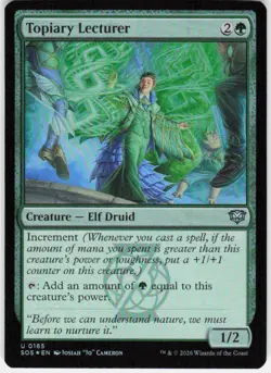 Topiary Lecturer Foil 165 Secrets of Strixhaven Magic the Gathering - Image 1
