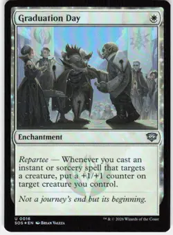 Graduation Day Foil 16 Secrets of Strixhaven Magic the Gathering - Image 1