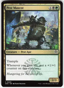 Pest Mascot 209 Secrets of Strixhaven Magic the Gathering - Image 1
