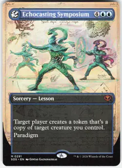 Echocasting Symposium Borderless 291 Secrets of Strixhaven Magic the Gathering - Image 1