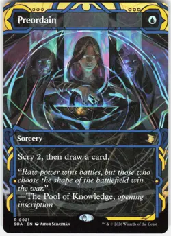 Preordain 21 Secrets of Strixhaven: Mystical Archive Magic the Gathering - Image 1