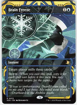 Brain Freeze 13 Secrets of Strixhaven: Mystical Archive Magic the Gathering - Image 1