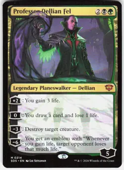 Professor Dellian Fel 214 Secrets of Strixhaven Magic the Gathering - Image 1