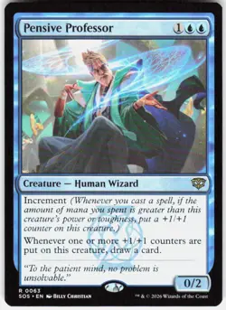 Pensive Professor 63 Secrets of Strixhaven Magic the Gathering - Image 1
