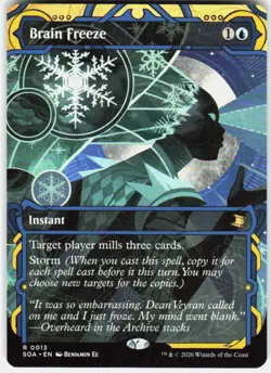 Brain Freeze 13 Secrets of Strixhaven: Mystical Archive Magic the Gathering - Image 1