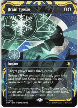 Brain Freeze 13 Secrets of Strixhaven: Mystical Archive Magic the Gathering - Image 1