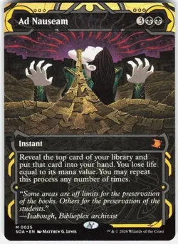 Ad Nauseam 25 Secrets of Strixhaven: Mystical Archive Magic the Gathering - Image 1