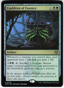 Cauldron of Essence Foil 179 Secrets of Strixhaven Magic the Gathering - Image 1