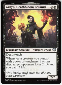 Arnyn Deathbloom Botanist 74 Secrets of Strixhaven Magic the Gathering - Image 1