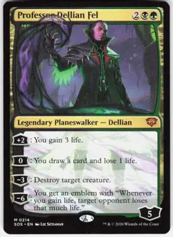 Professor Dellian Fel 214 Secrets of Strixhaven Magic the Gathering - Image 1