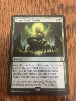 Green Sun's Zenith Eternal Masters Regular Non-Foil NM MTG - Image 1